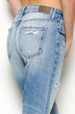 Hidden Jeans Bottoms Tracey HR Distressed Straight Jean