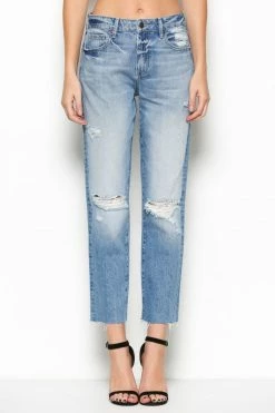 Hidden Jeans Bottoms Tracey HR Distressed Straight Jean