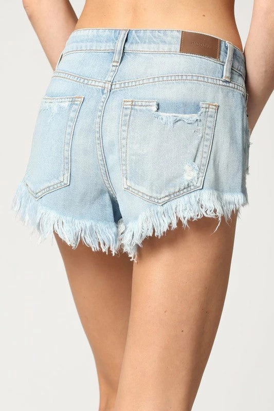 Hidden Jeans Finn 2 HR Super Frayed Denim Short Bottoms 8 Hidden Jeans Finn 2 HR Super Frayed Denim Short Bottoms