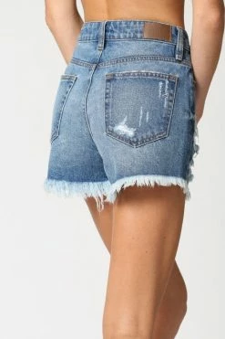 Hidden Jeans Finn 1 HR Distressed Frayed Denim Short 13 Hidden Jeans Finn 1 HR Distressed Frayed Denim Short