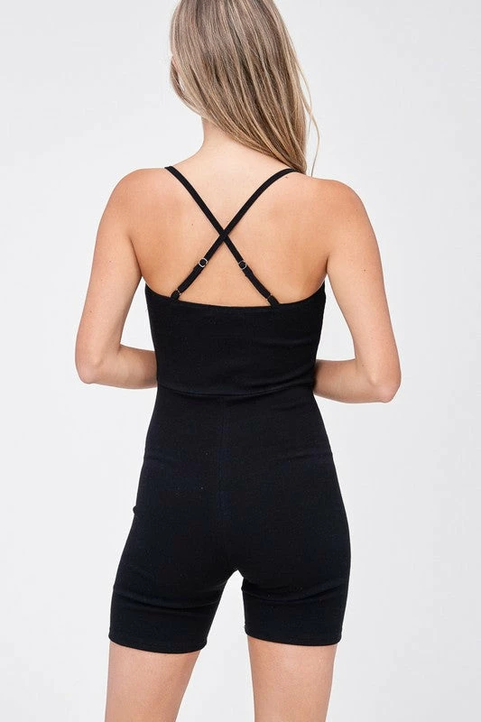 Emory Park Walk About Black Romper Tops 4 Emory Park Walk About Black Romper Tops