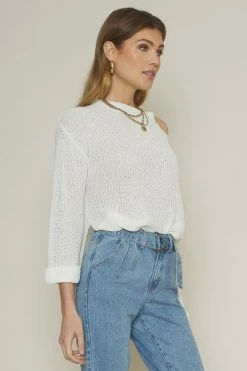 Dee Elly Lillie Off White Sweater Tops 10 Dee Elly Lillie Off White Sweater Tops