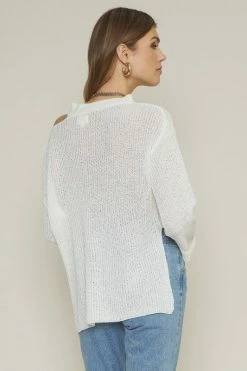 Dee Elly Lillie Off White Sweater Tops 12 Dee Elly Lillie Off White Sweater Tops