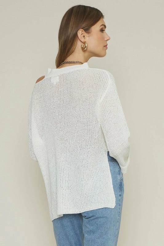 Dee Elly Lillie Off White Sweater Tops 7 Dee Elly Lillie Off White Sweater Tops