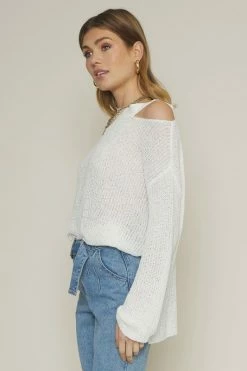 Dee Elly Lillie Off White Sweater Tops 11 Dee Elly Lillie Off White Sweater Tops