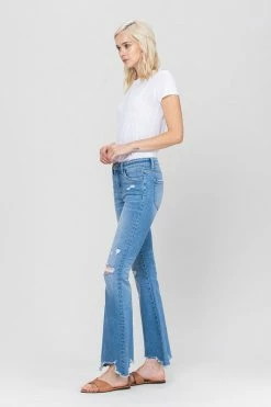 Flying Monkey Hudson MR Distressed Flare Jean Bottoms 17 Flying Monkey Hudson MR Distressed Flare Jean Bottoms