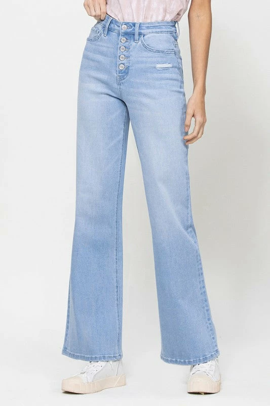 Vervet Olivia High Rise Light Wash Loose Jean 4 Vervet Olivia High Rise Light Wash Loose Jean