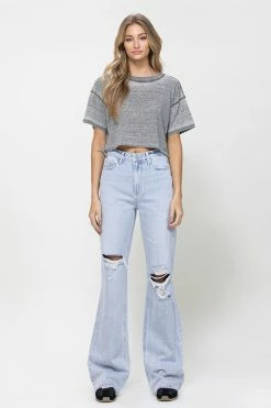 Vervet Leslie 90's Super HR Relaxed Cut Knee Flare Jean 14 Vervet Leslie 90's Super HR Relaxed Cut Knee Flare Jean