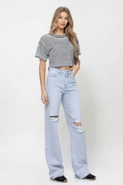 Vervet Leslie 90's Super HR Relaxed Cut Knee Flare Jean 15 Vervet Leslie 90's Super HR Relaxed Cut Knee Flare Jean