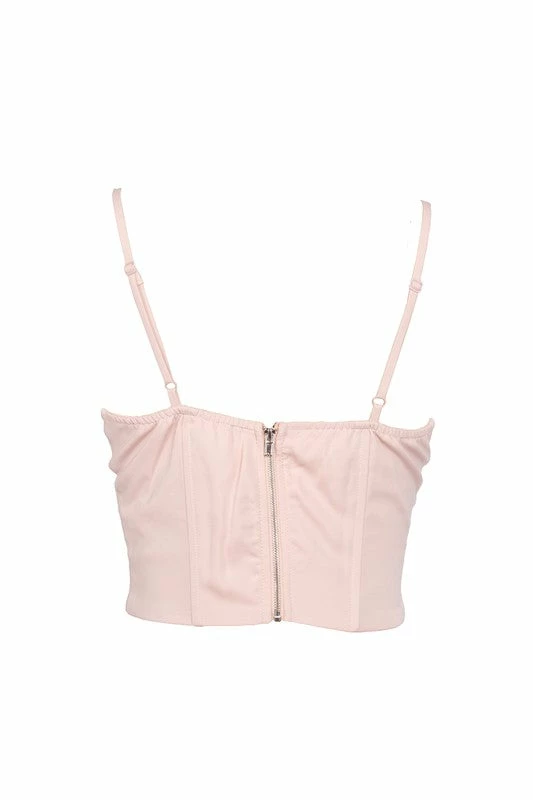 Tic Toc Tops Moda Blush Bustier Top 4 Tic Toc Tops Moda Blush Bustier Top