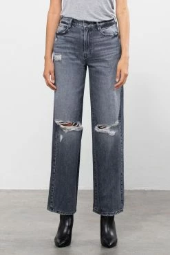 Hidden Jeans Logan High Rise Vintage Grey Classic Dad Jean