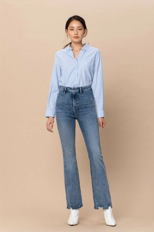 Hidden Jeans Happi Ultra HR No Pocket Flare Jean 7 Hidden Jeans Happi Ultra HR No Pocket Flare Jean