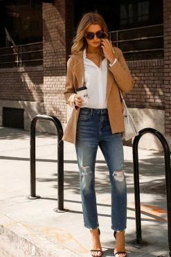 Flying Monkey Come Home Distressed Boyfriend Jean