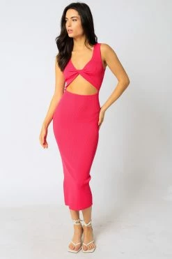 Olivaceous Dresses Never Say Never Pink Dress