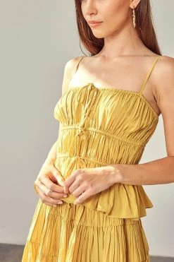 Mustard Seed Renata Cornsilk Top Tops