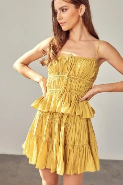 Mustard Seed Renata Cornsilk Top Tops