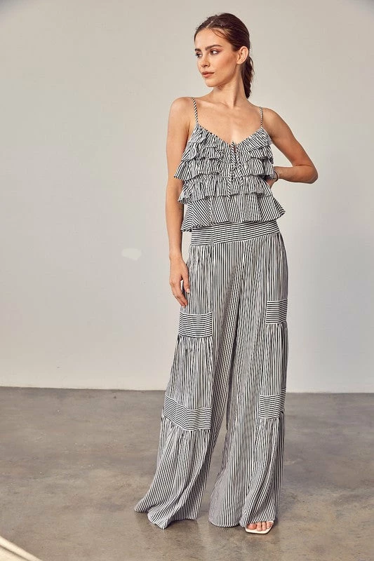 Mustard Seed Lea Black Stripe Tank Top Tops 8 Mustard Seed Lea Black Stripe Tank Top Tops