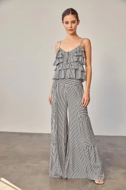 Mustard Seed Lea Black Stripe Tank Top Tops 12 Mustard Seed Lea Black Stripe Tank Top Tops