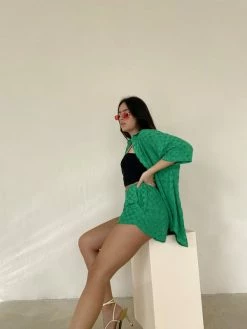 Bailey Rose Beryl Green Terry Short