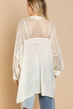 POL Clothing Tops Serenity Off White Cardigan 9 POL Clothing Tops Serenity Off White Cardigan