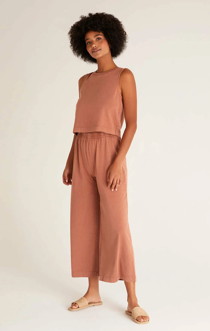 ZSupply Bottoms Scout Vintage Brown Jersey Flare Pant 7 ZSupply Bottoms Scout Vintage Brown Jersey Flare Pant