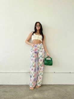 Bailey Rose Bottoms Water Paint Flower Pant 9 Bailey Rose Bottoms Water Paint Flower Pant