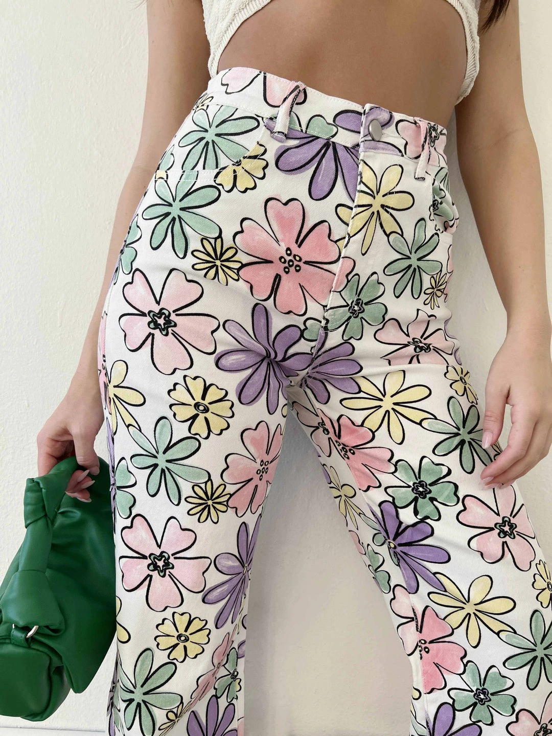 Bailey Rose Bottoms Water Paint Flower Pant 4 Bailey Rose Bottoms Water Paint Flower Pant