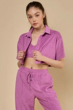 Blue Blush Tops Keaton Set