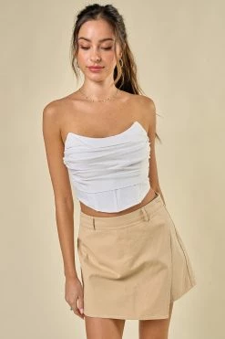 Blue Blush Giada Off White Top