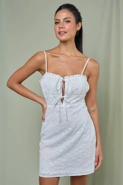 Blue Blush Faye White Dress Dresses