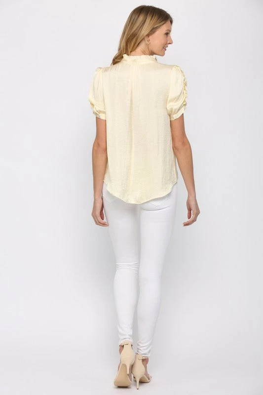 Fate By LFD Stasia Ruched Sleeve Top 9 Fate By LFD Stasia Ruched Sleeve Top