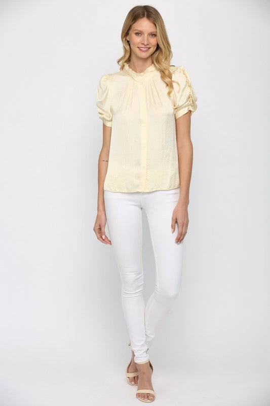 Fate By LFD Stasia Ruched Sleeve Top 5 Fate By LFD Stasia Ruched Sleeve Top