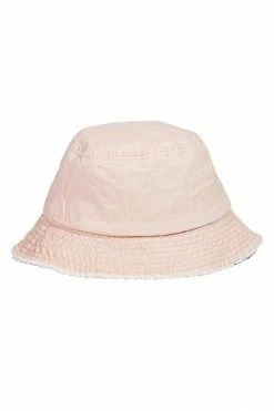 Fame Accessories Denim Pink Bucket Hat