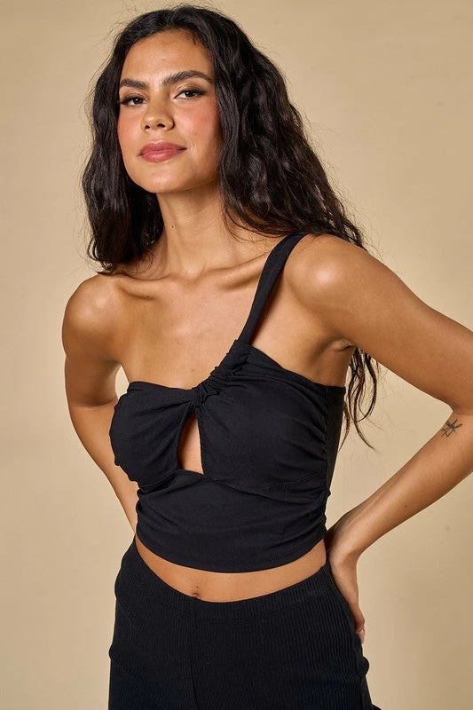 Blue Blush Tops Alessandra Black Top 4 Blue Blush Tops Alessandra Black Top