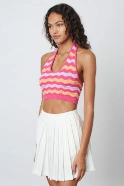 Cotton Candy Tops Rhea Halter Top