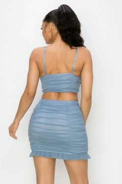 Iris Downtown Blue Skirt