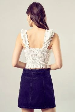 Mustard Seed Desiree Off White Top Tops