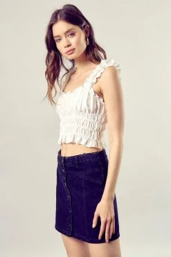 Mustard Seed Desiree Off White Top Tops