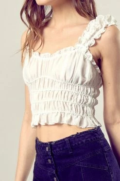 Mustard Seed Desiree Off White Top Tops