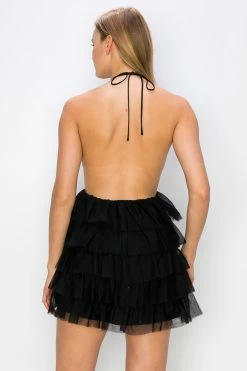 The Vintage Shop Dresses Carrie Tulle Halter Dress