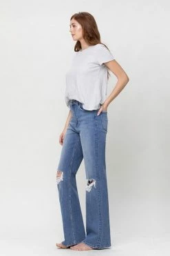 Flying Monkey 90's Vintage Super High Rise Flare Jean