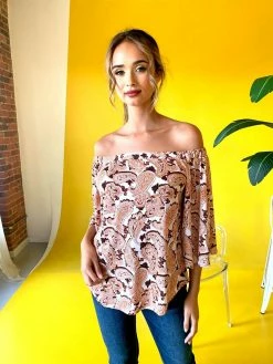 Veronica M. Parton Off The Shoulder Top