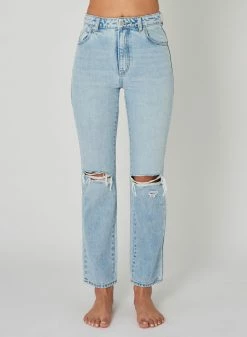 Rolla's Jeans Bottoms Original Straight Sunbleach Worn Jean 17 Rolla's Jeans Bottoms Original Straight Sunbleach Worn Jean