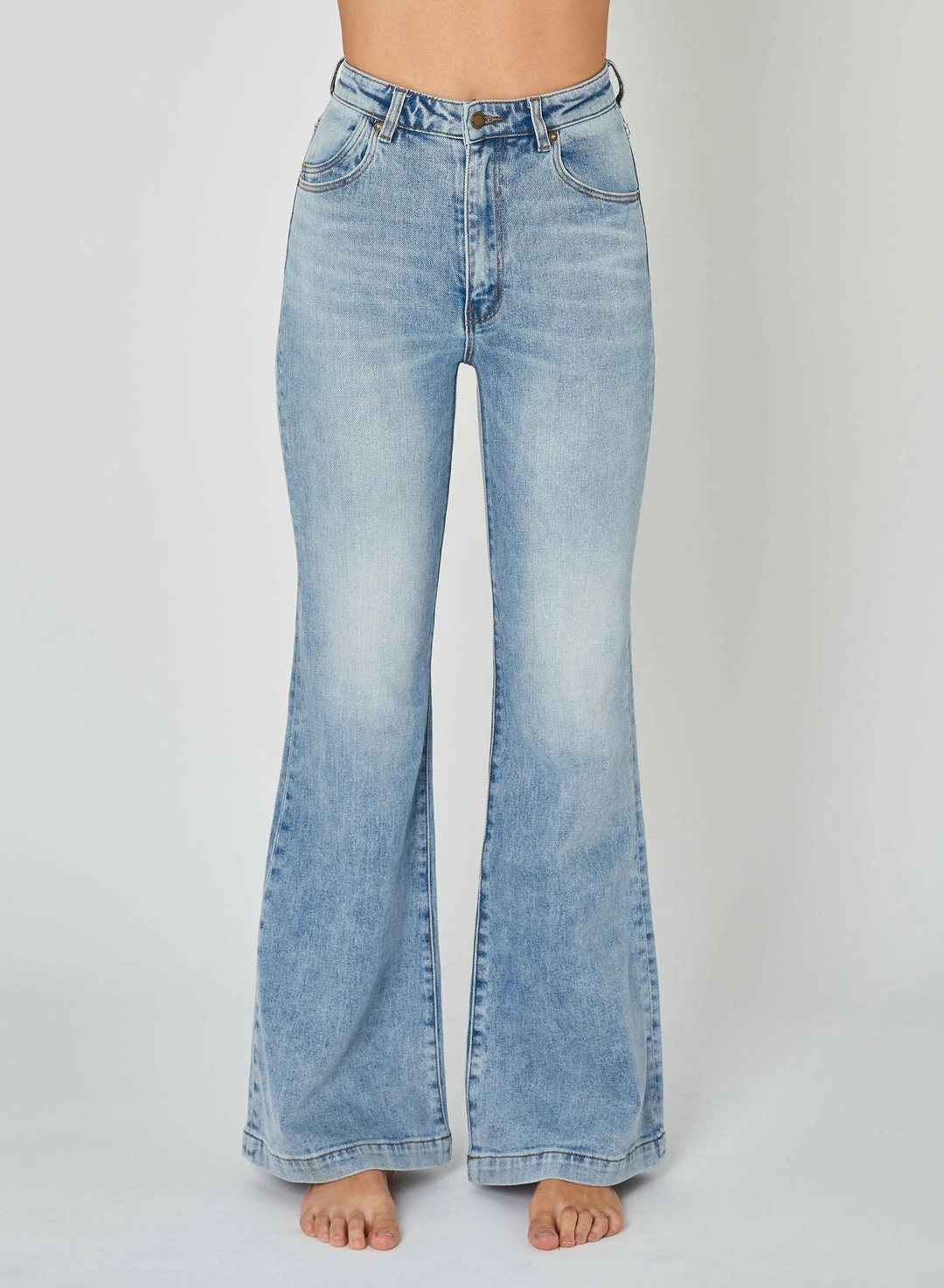 Rolla's Jeans Bottoms Eastcoast Escape Blue Flare Jean 4 Rolla's Jeans Bottoms Eastcoast Escape Blue Flare Jean