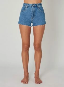Rolla's Jeans Dusters Cindy Blue Denim Short Bottoms