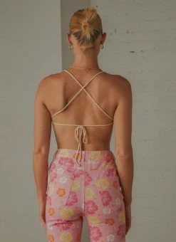 Peppermayo Cancun Crochet Pink Orange Halter Top Tops 11 Peppermayo Cancun Crochet Pink Orange Halter Top Tops