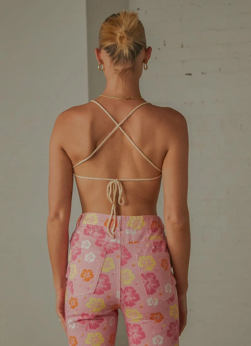 Peppermayo Cancun Crochet Pink Orange Halter Top Tops 7 Peppermayo Cancun Crochet Pink Orange Halter Top Tops