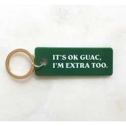 Ryan Porter ACCESSORIES It's Okay Guac Keychain