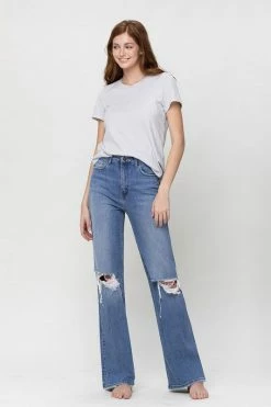 Flying Monkey 90's Vintage Super High Rise Flare Jean