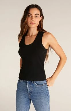 ZSupply Sirena Rib Black Tank Tanks